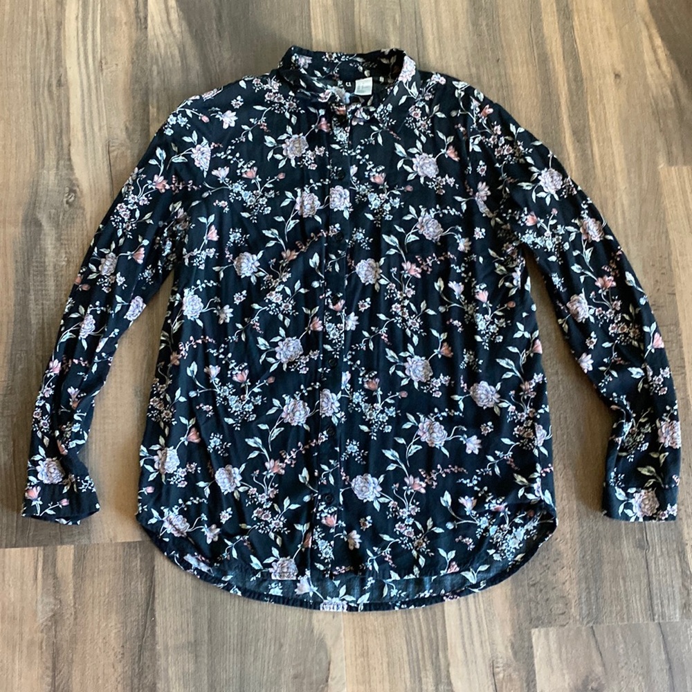 Floral Button Down